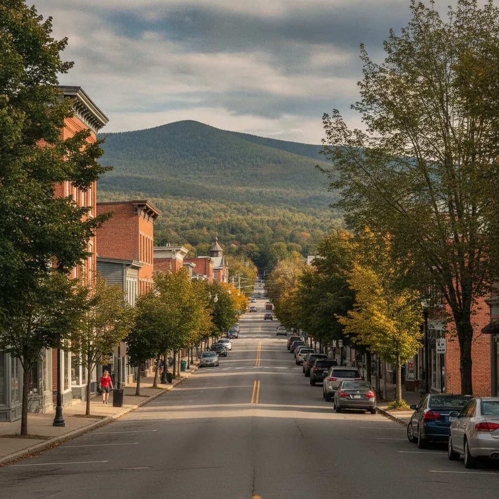 View of Rutland, VT