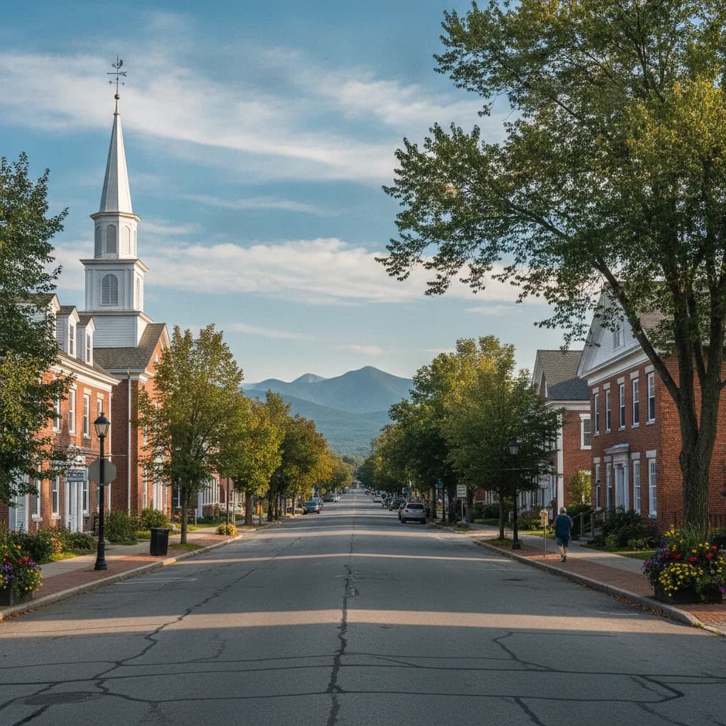 View of Shelburne, VT