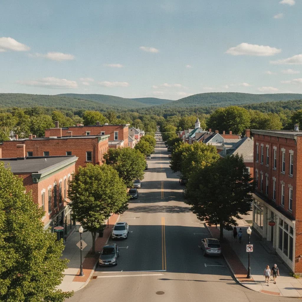 View of St. Albans, VT
