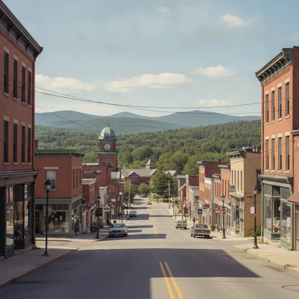View of St. Johnsbury, VT