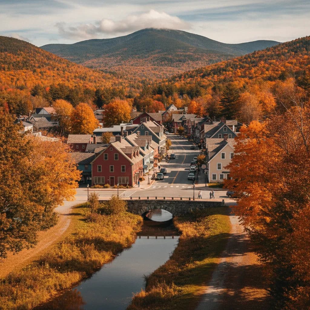 View of Stowe, VT