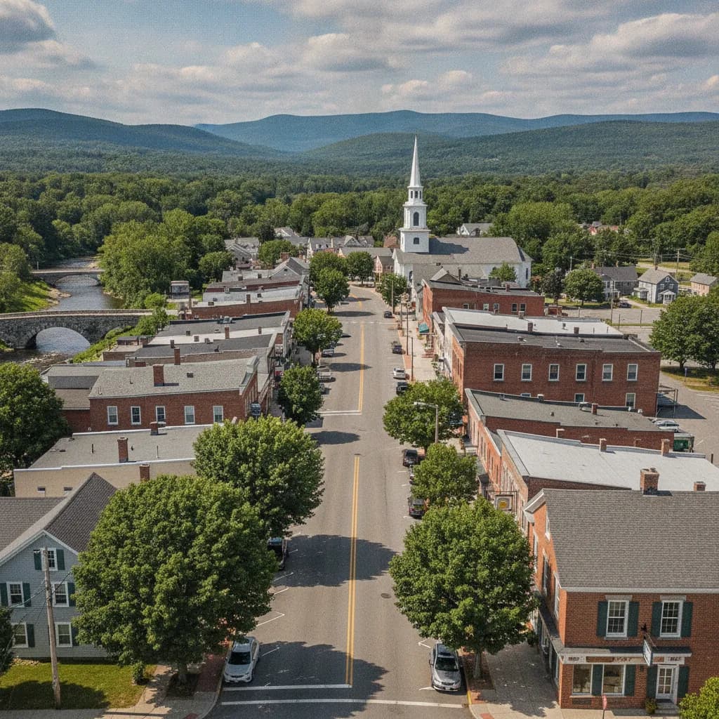 View of Swanton, VT