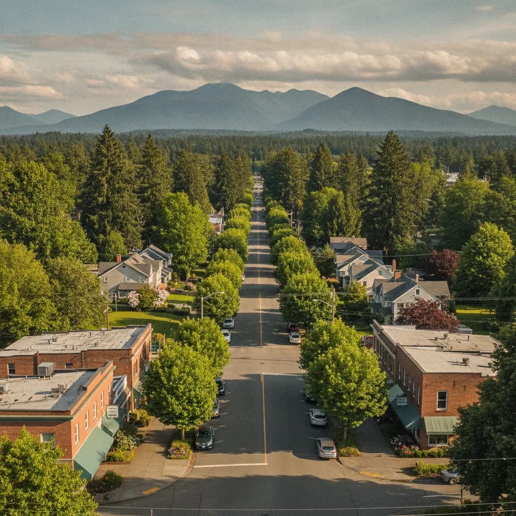 View of Alderwood Manor, WA