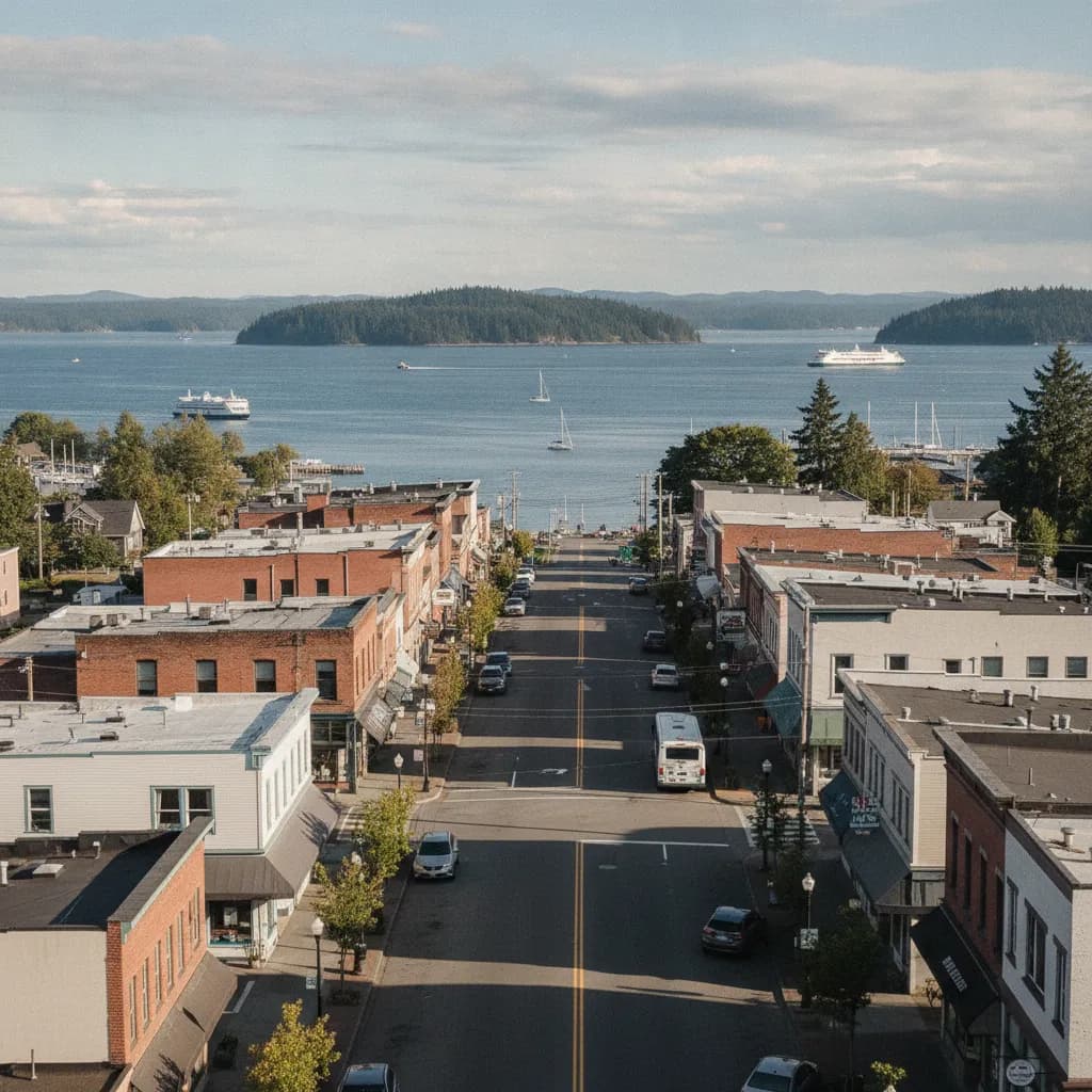 View of Anacortes, WA