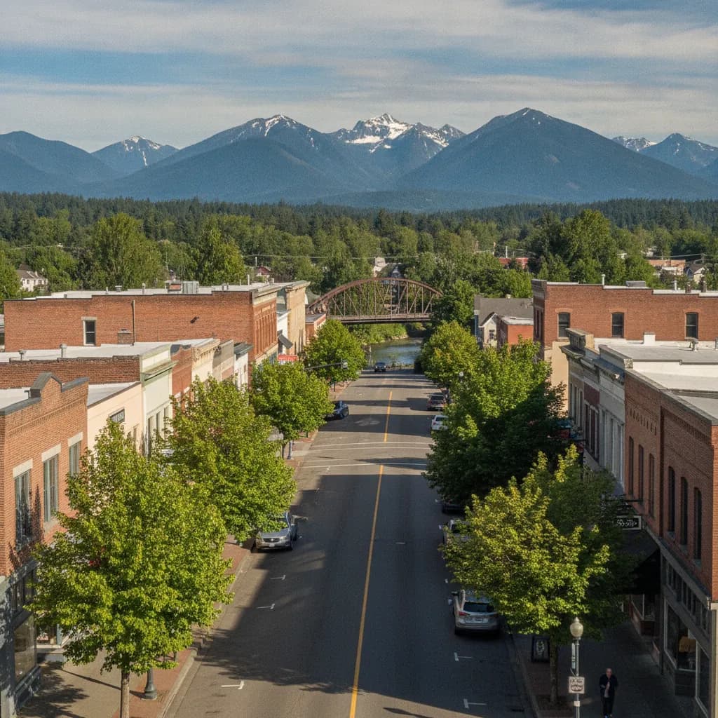 View of Arlington, WA
