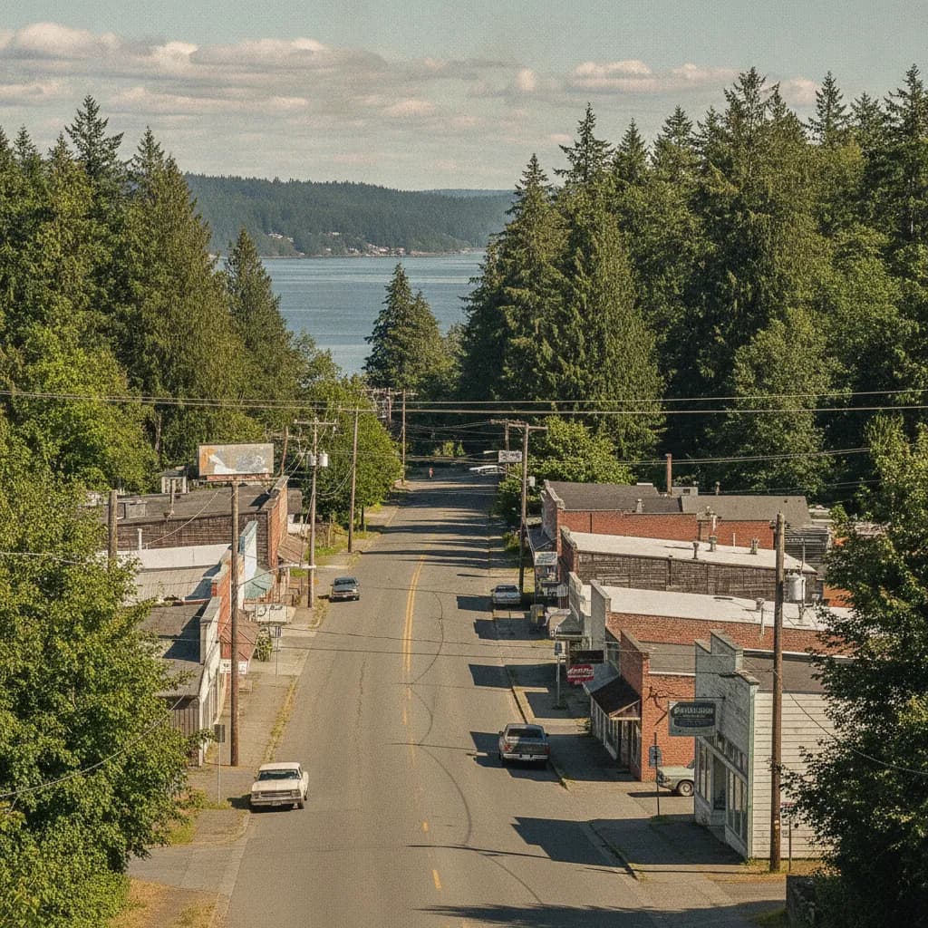 View of Belfair, WA