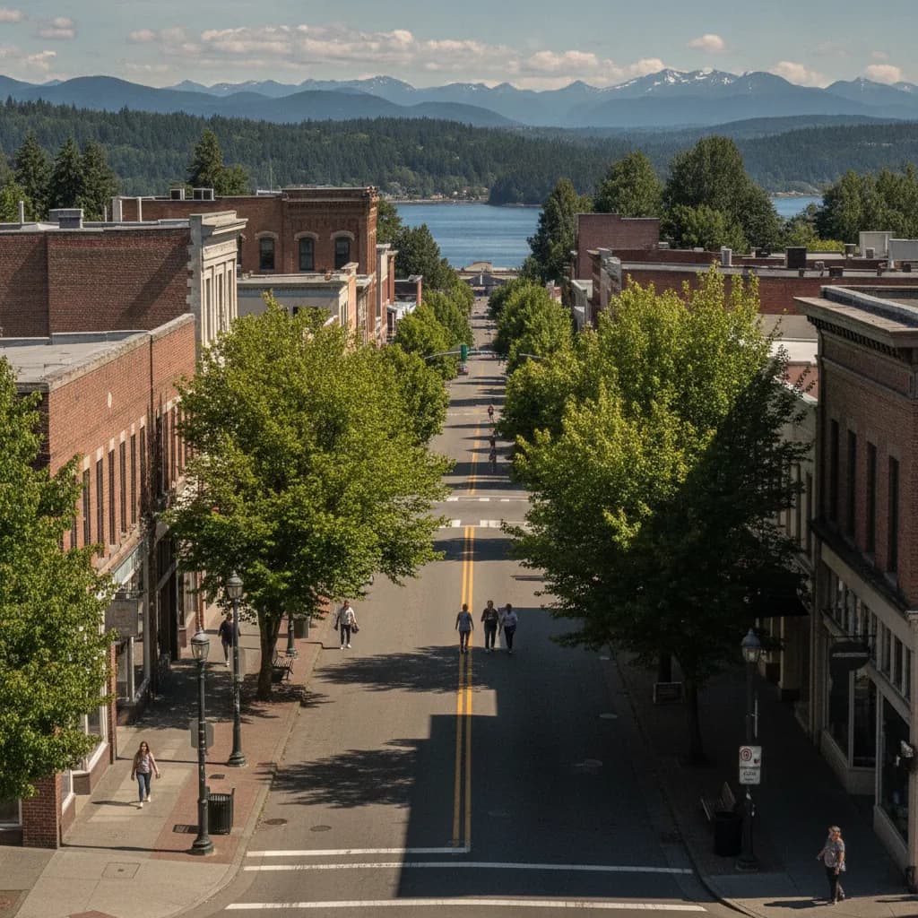 View of Bellingham, WA