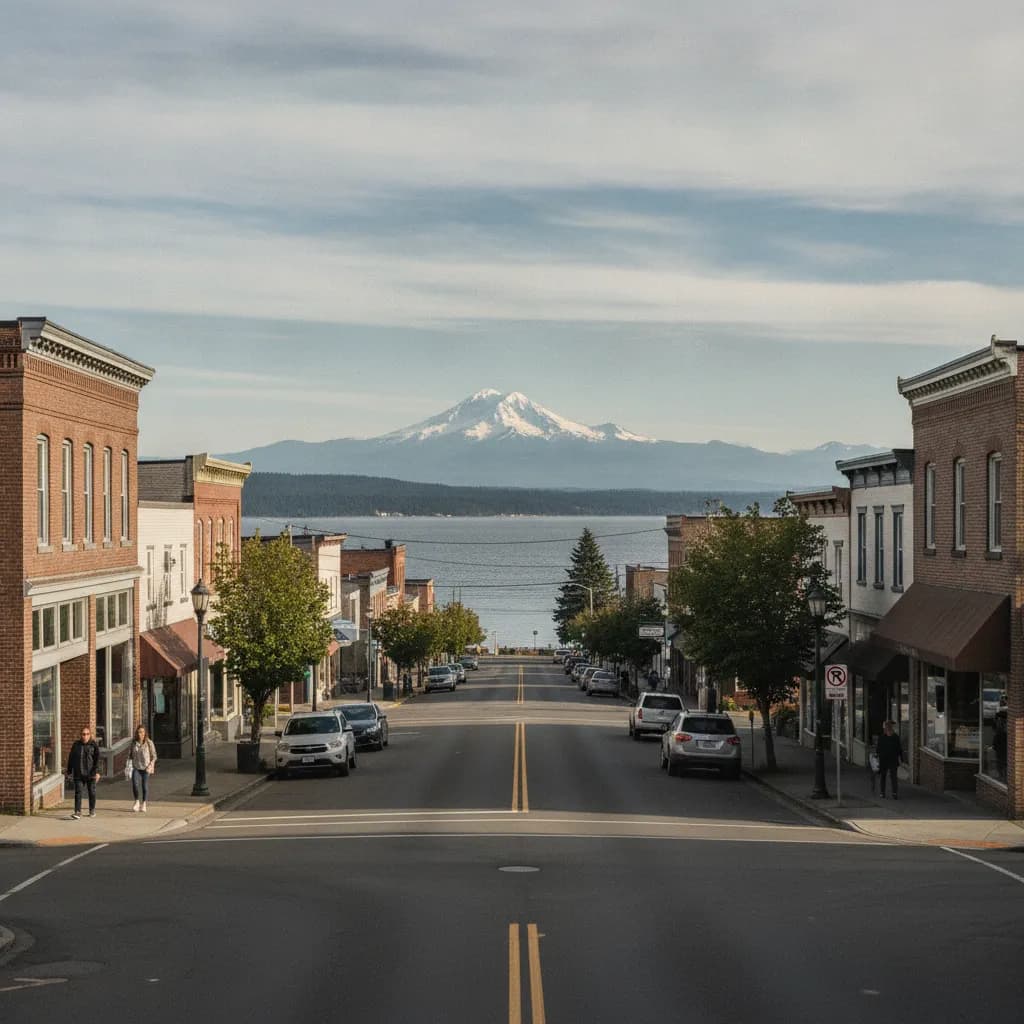 View of Blaine, WA