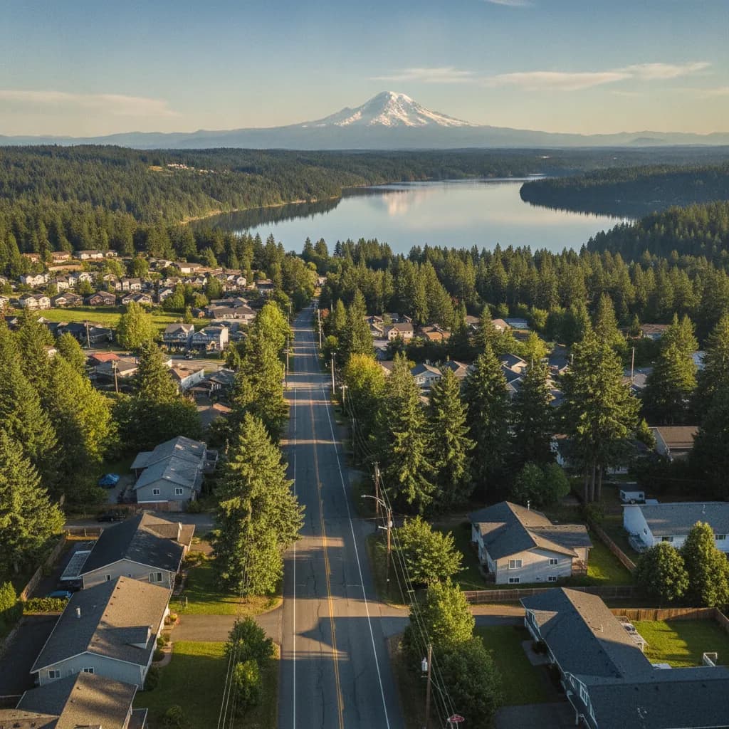 View of Bonney Lake, WA