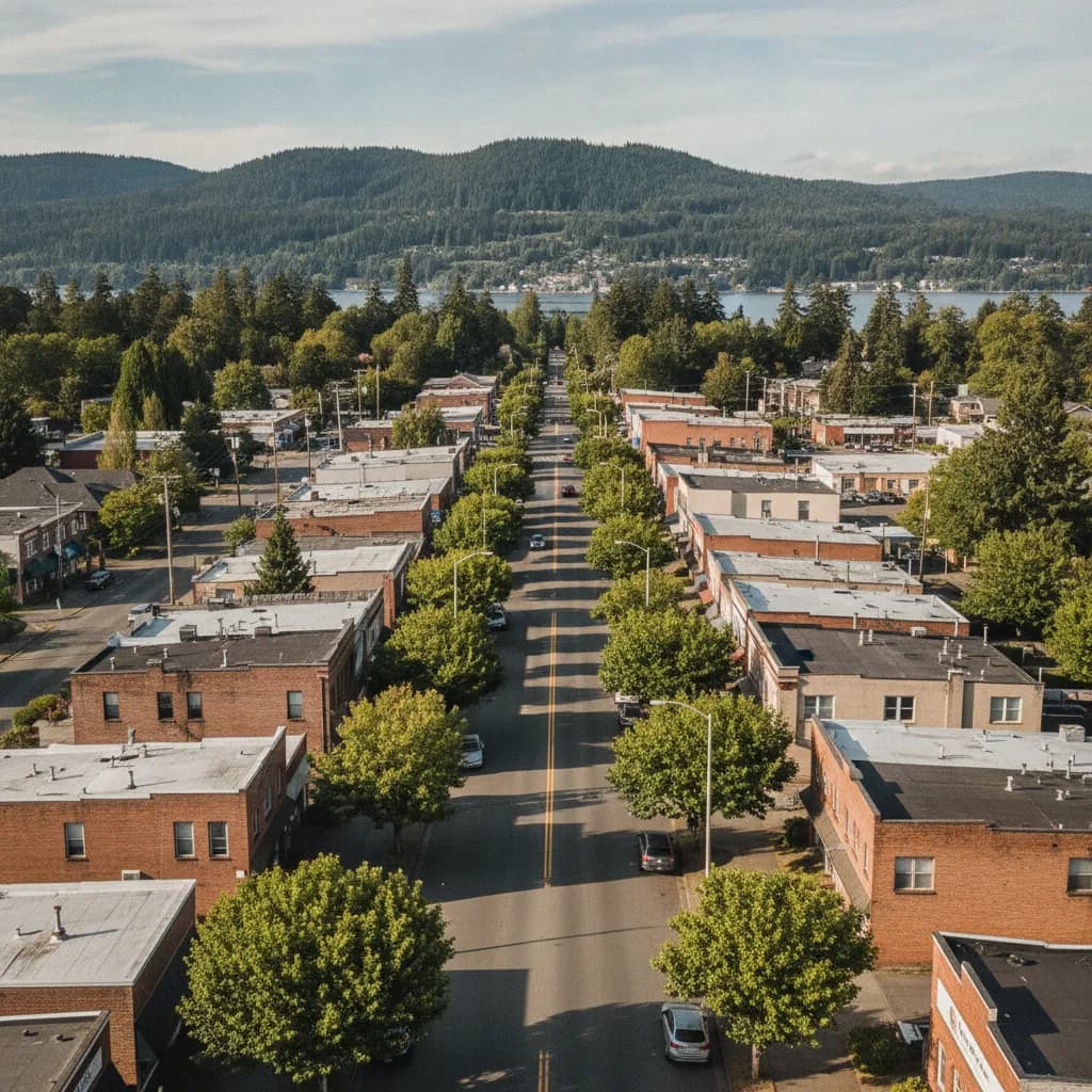 View of Bryn Mawr-Skyway, WA