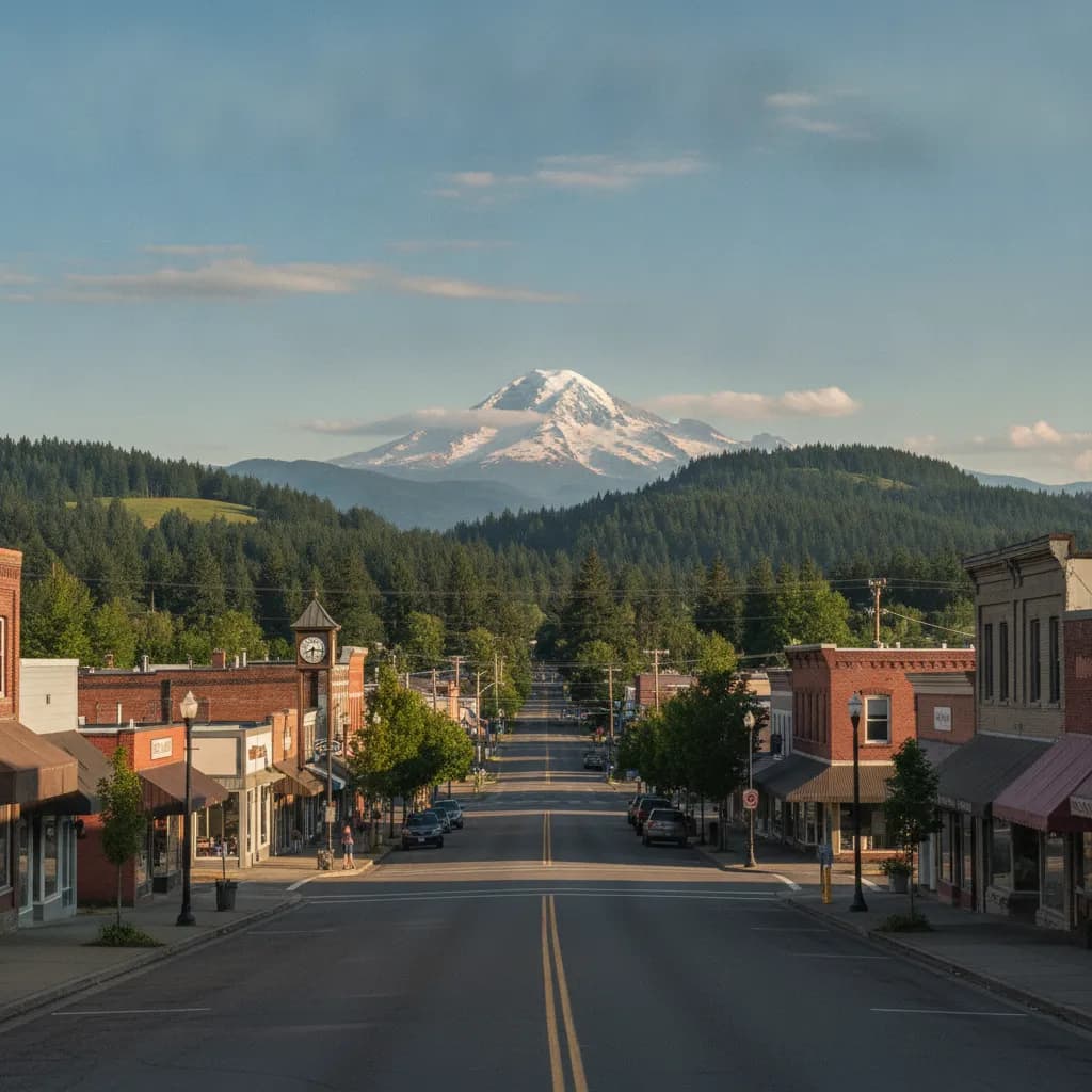 View of Buckley, WA