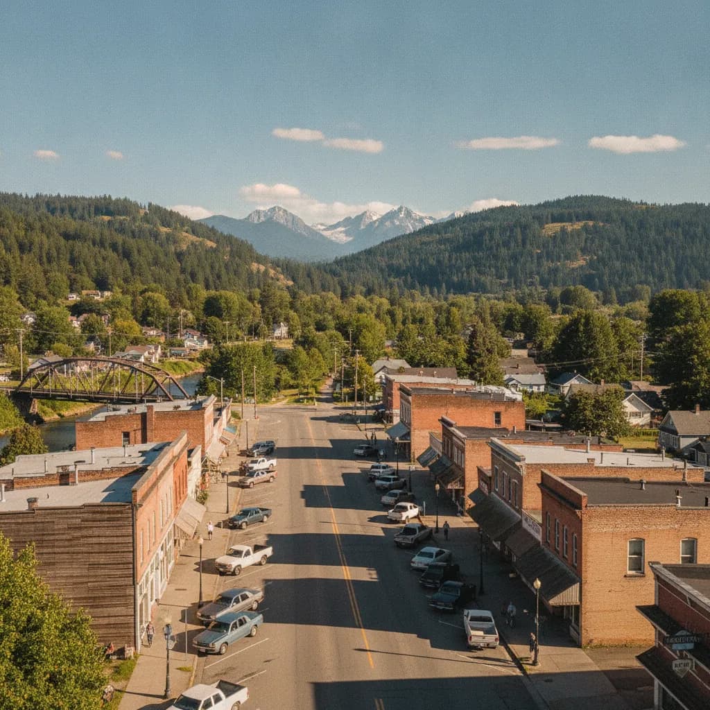 View of Bunk Foss, WA