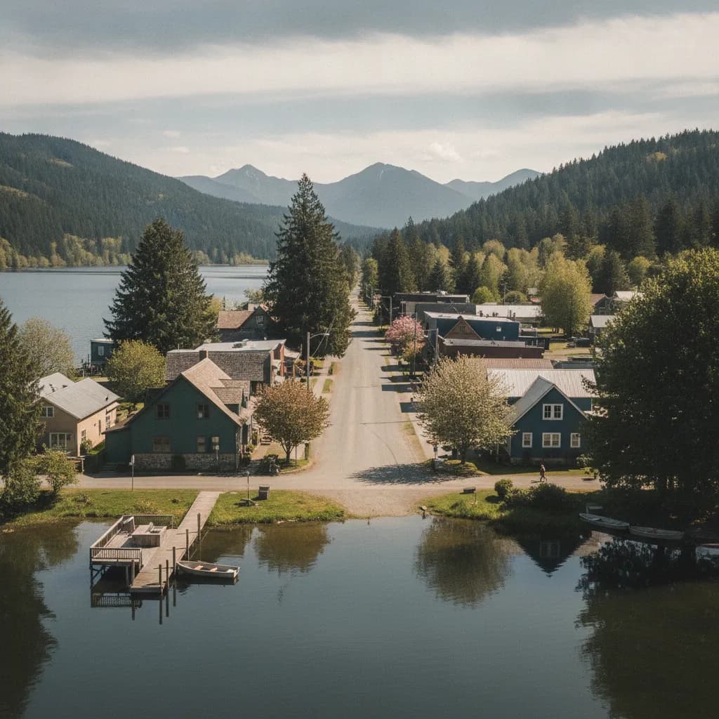 View of Cottage Lake, WA
