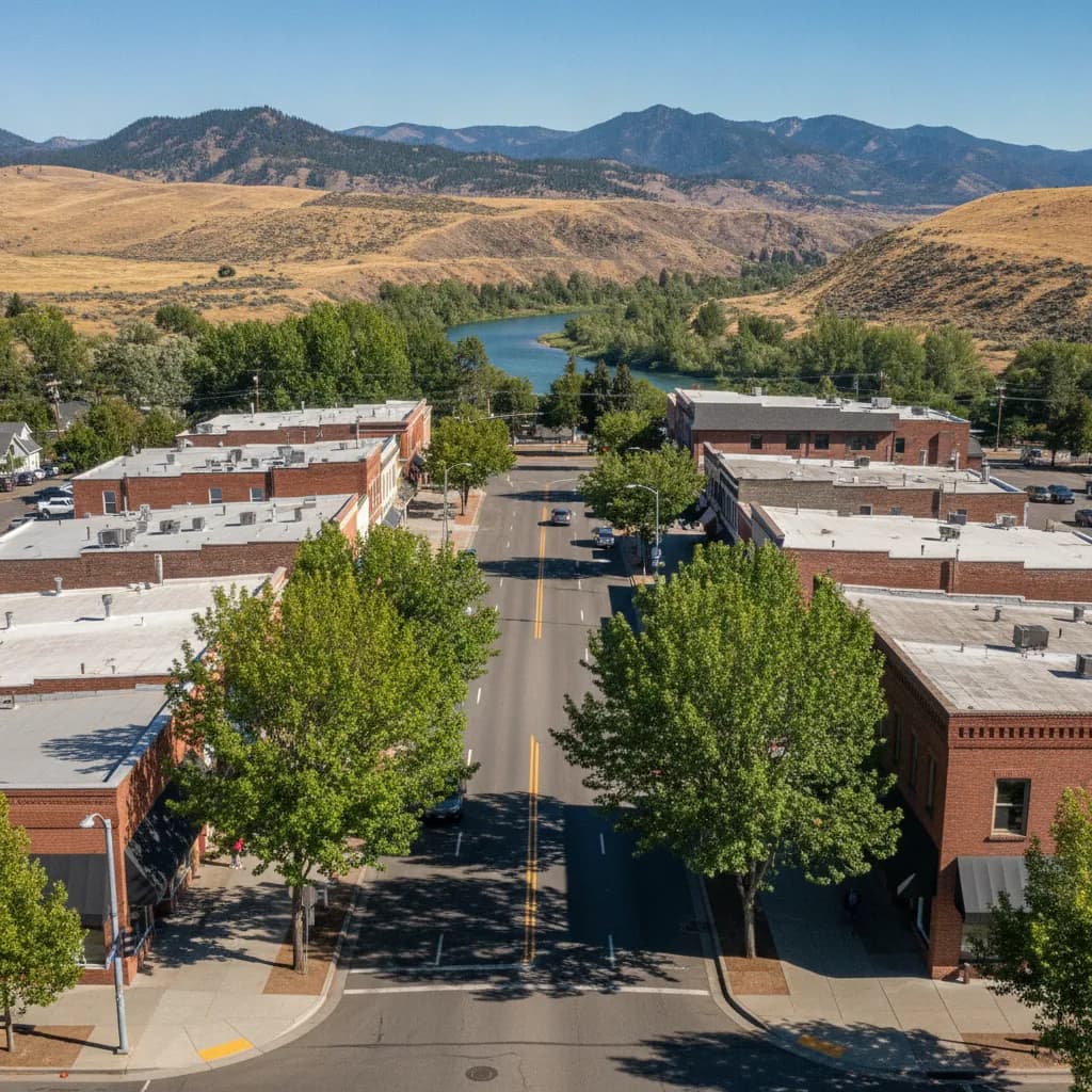 View of East Wenatchee, WA
