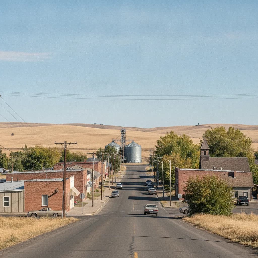 View of Finley, WA