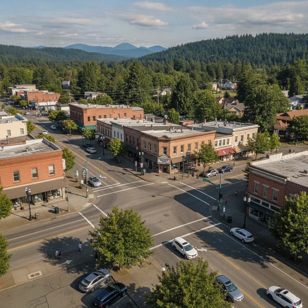 View of Five Corners, WA