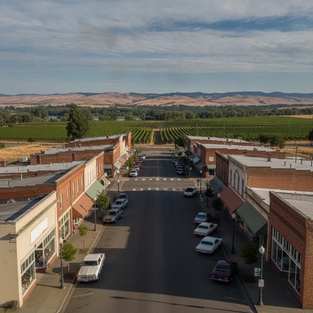 View of Grandview, WA