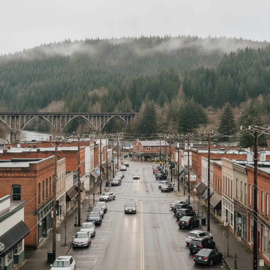 View of Hoquiam, WA