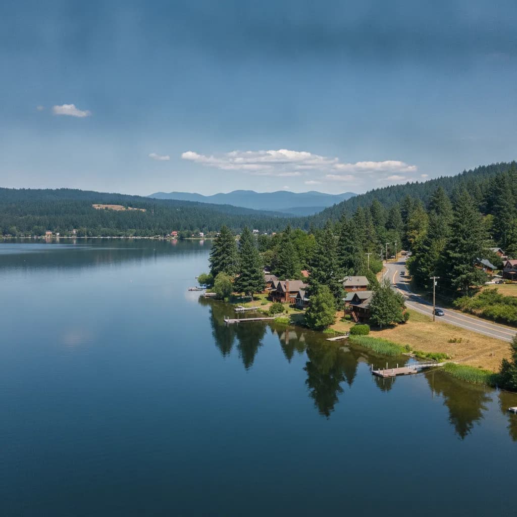 View of Lake Goodwin, WA
