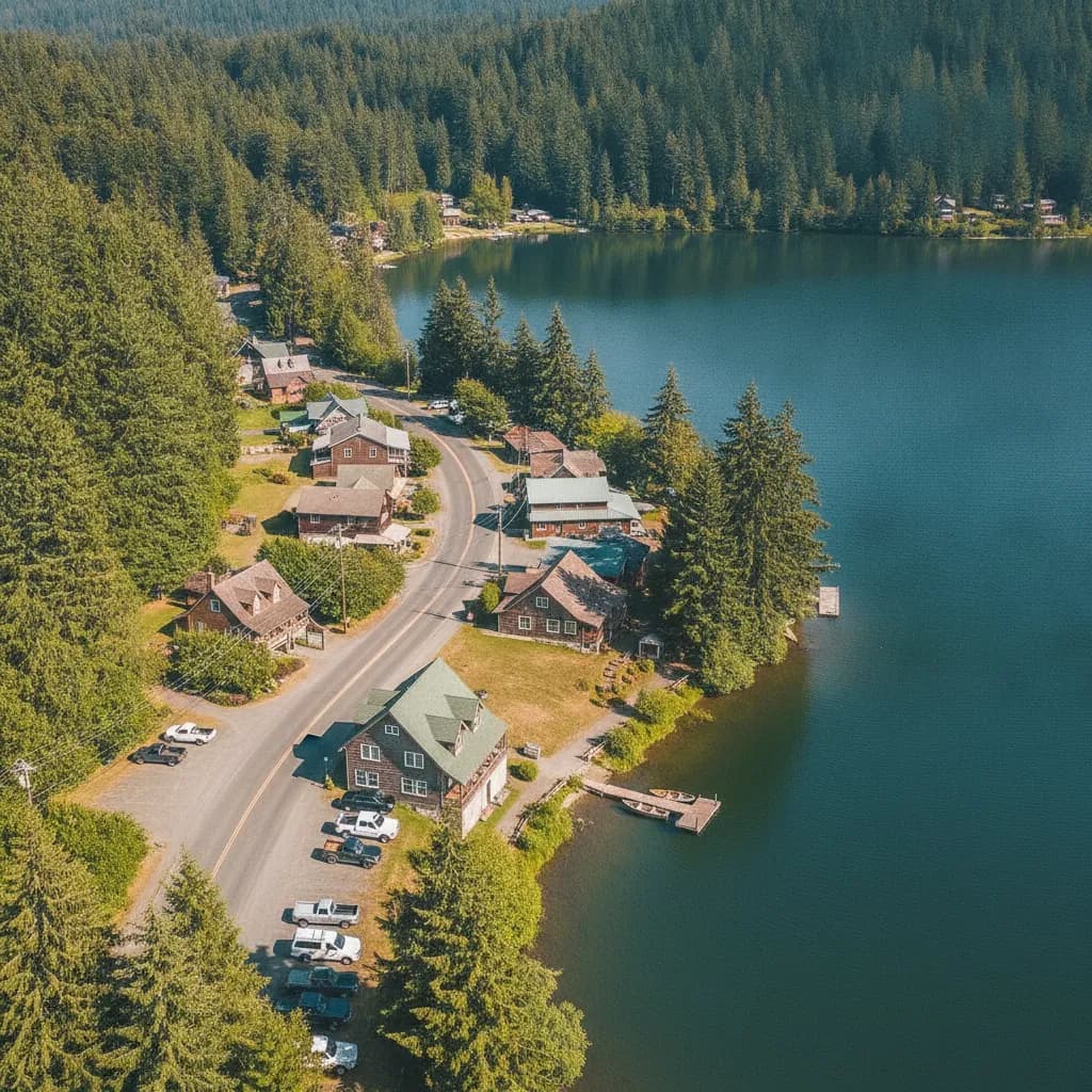 View of Lake Holm, WA