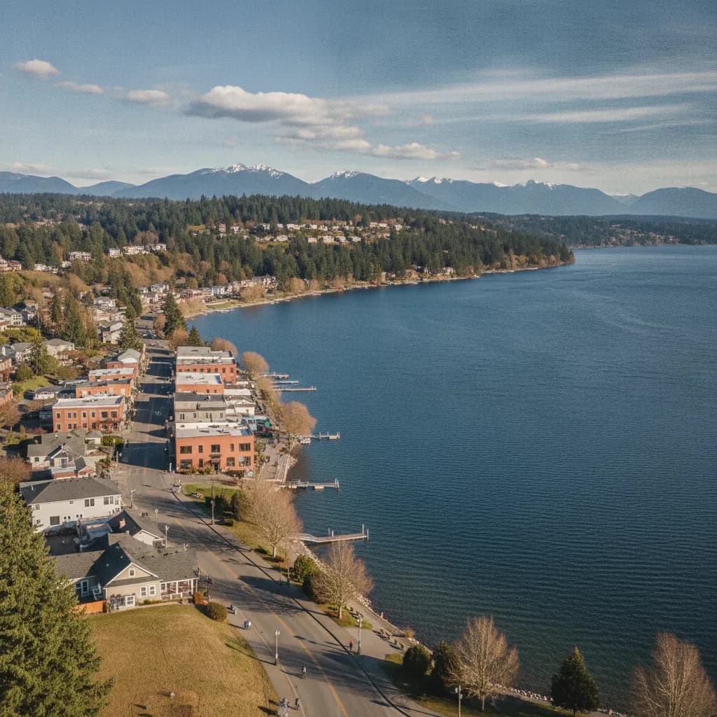 View of Lake Stevens, WA