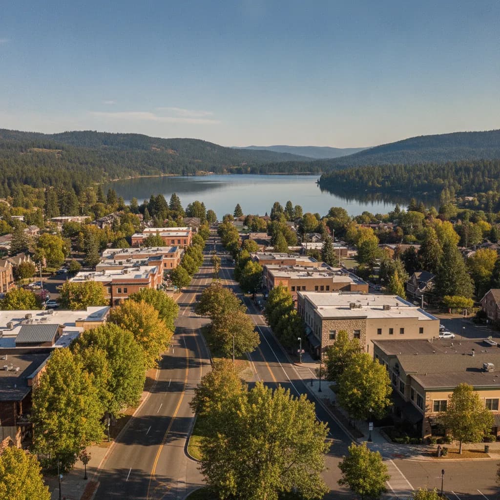 View of Liberty Lake, WA