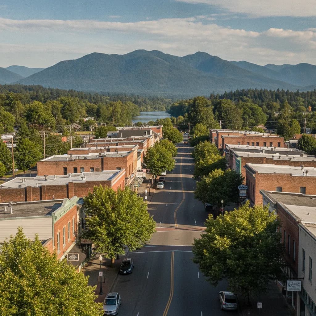 View of Marysville, WA
