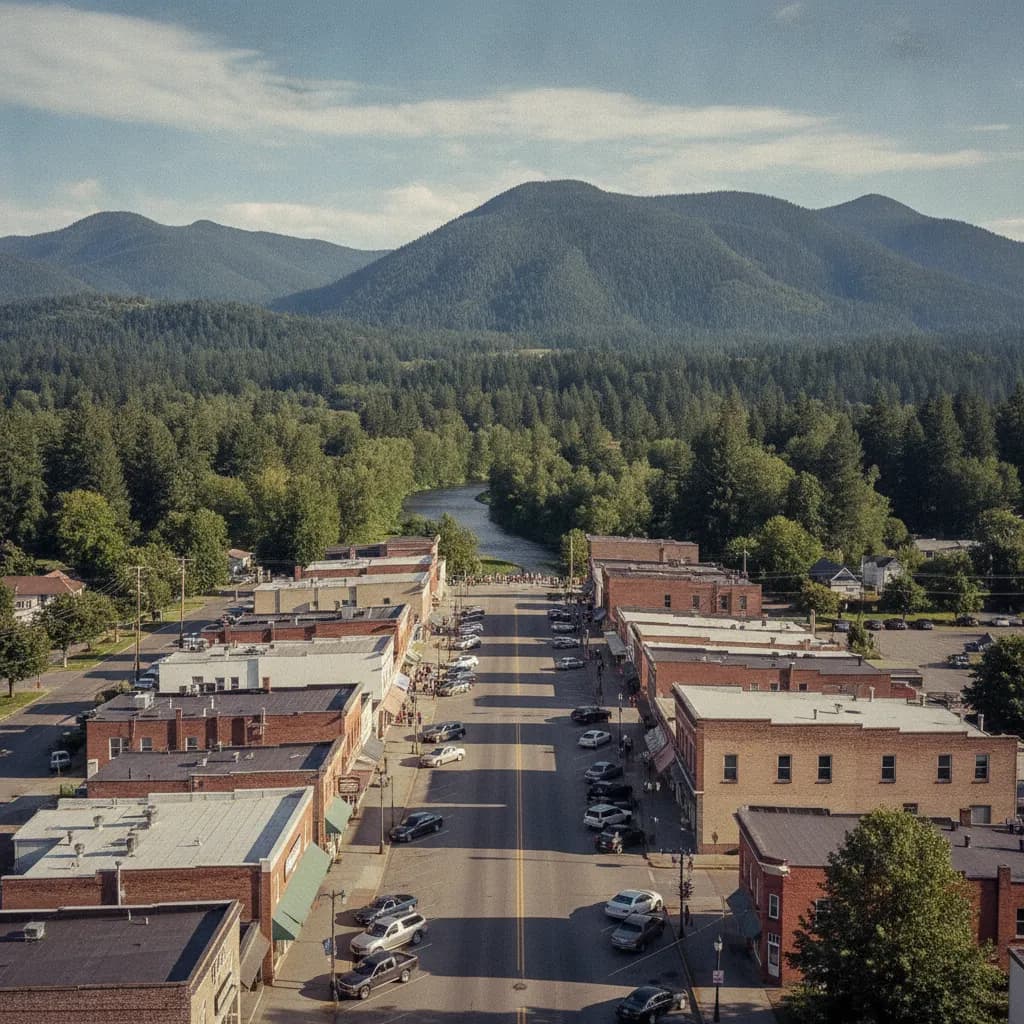 View of Monroe, WA