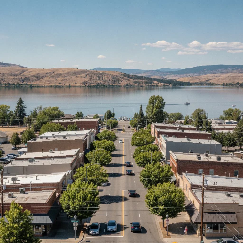 View of Moses Lake, WA
