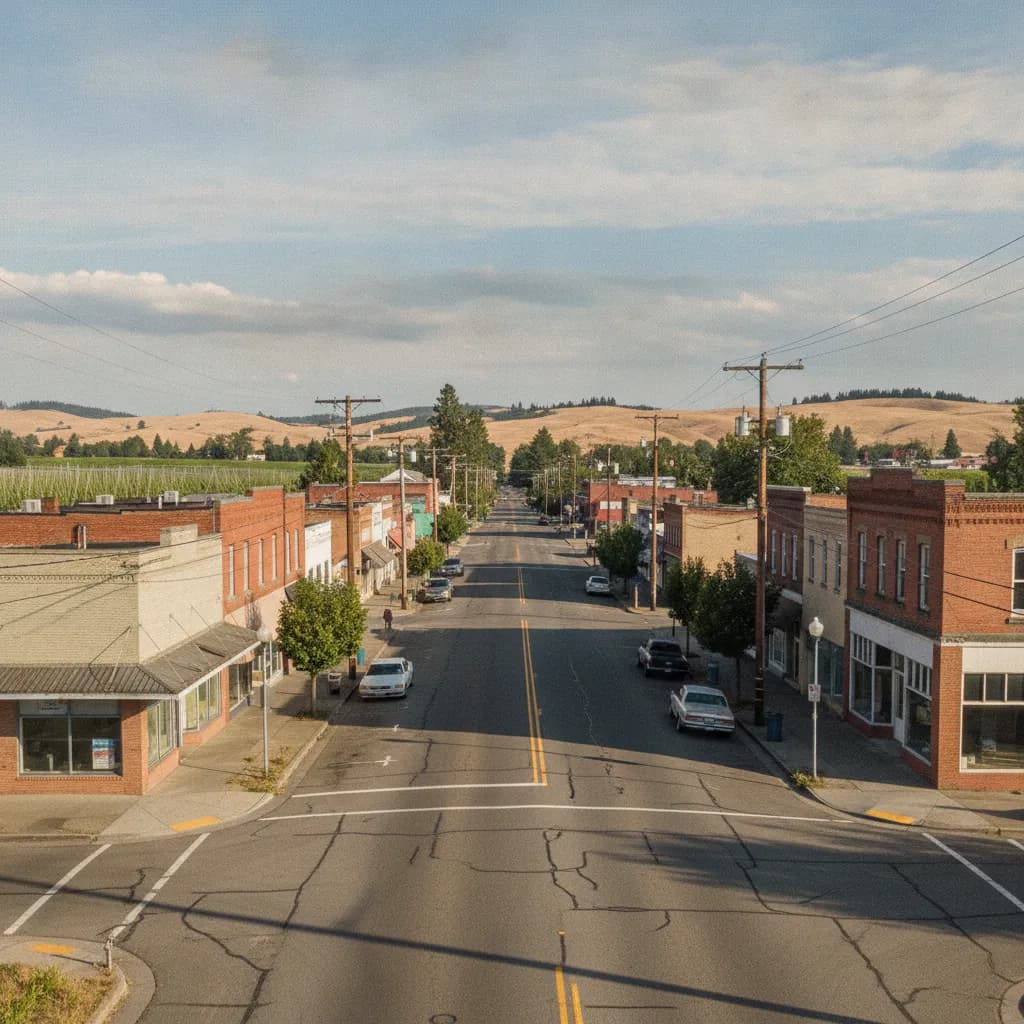 View of Moxee, WA