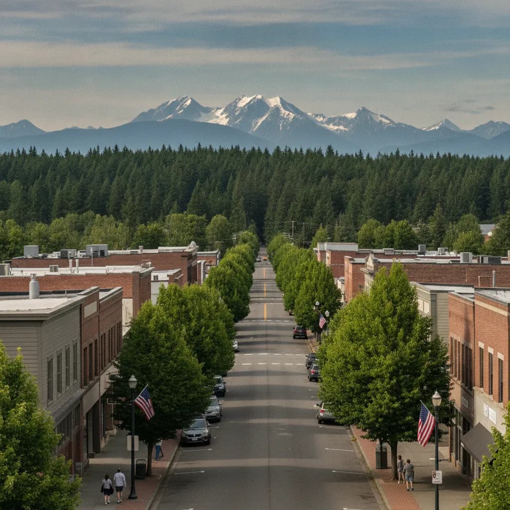 View of North Fort Lewis, WA