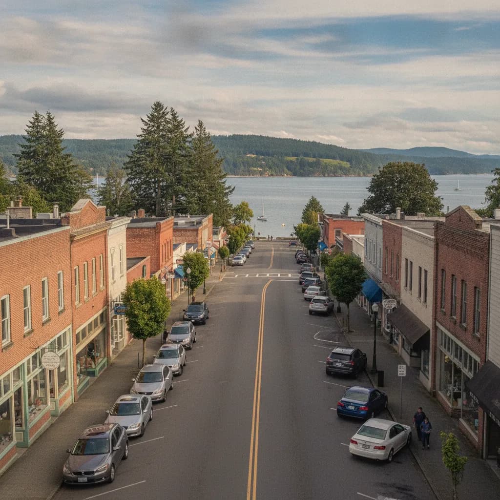 View of Oak Harbor, WA