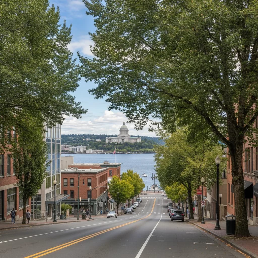View of Olympia, WA