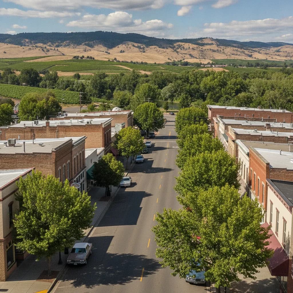 View of Prosser, WA