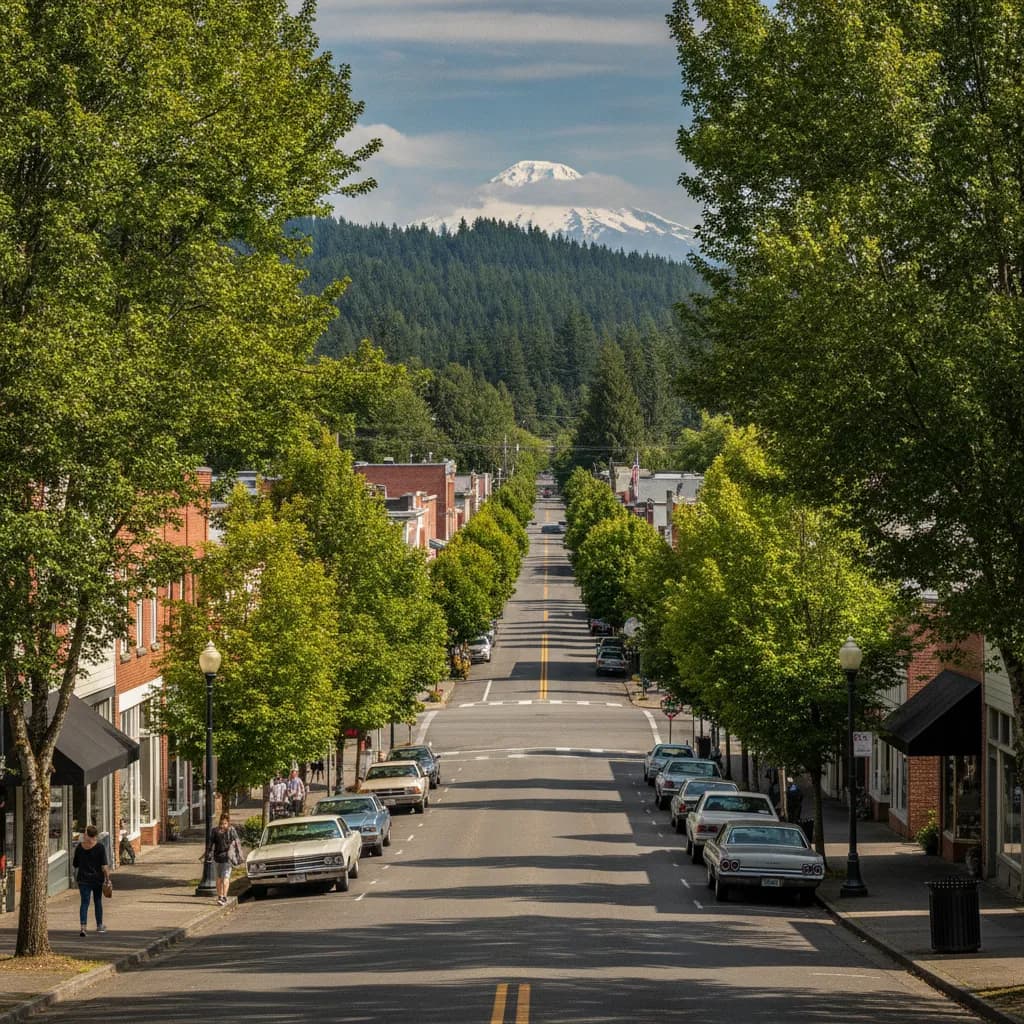 View of Ridgefield, WA