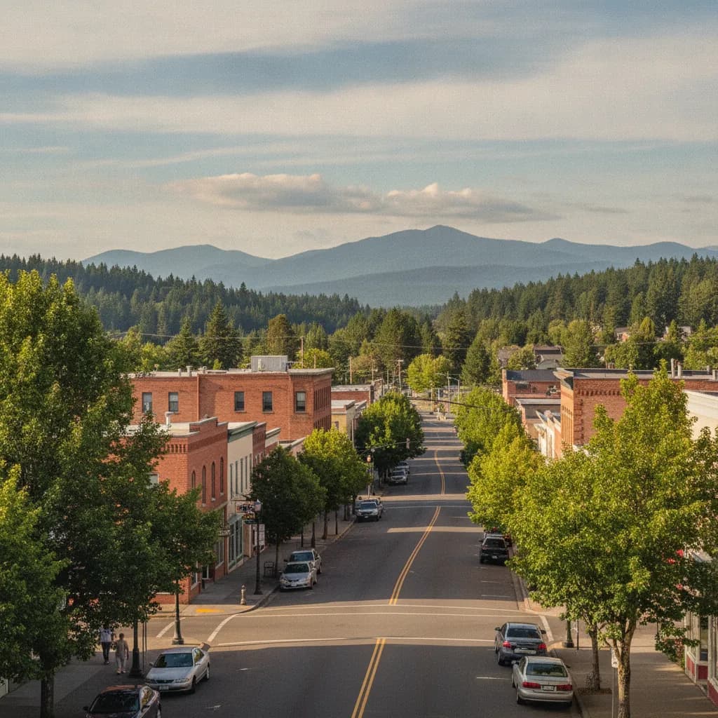 View of Rochester, WA