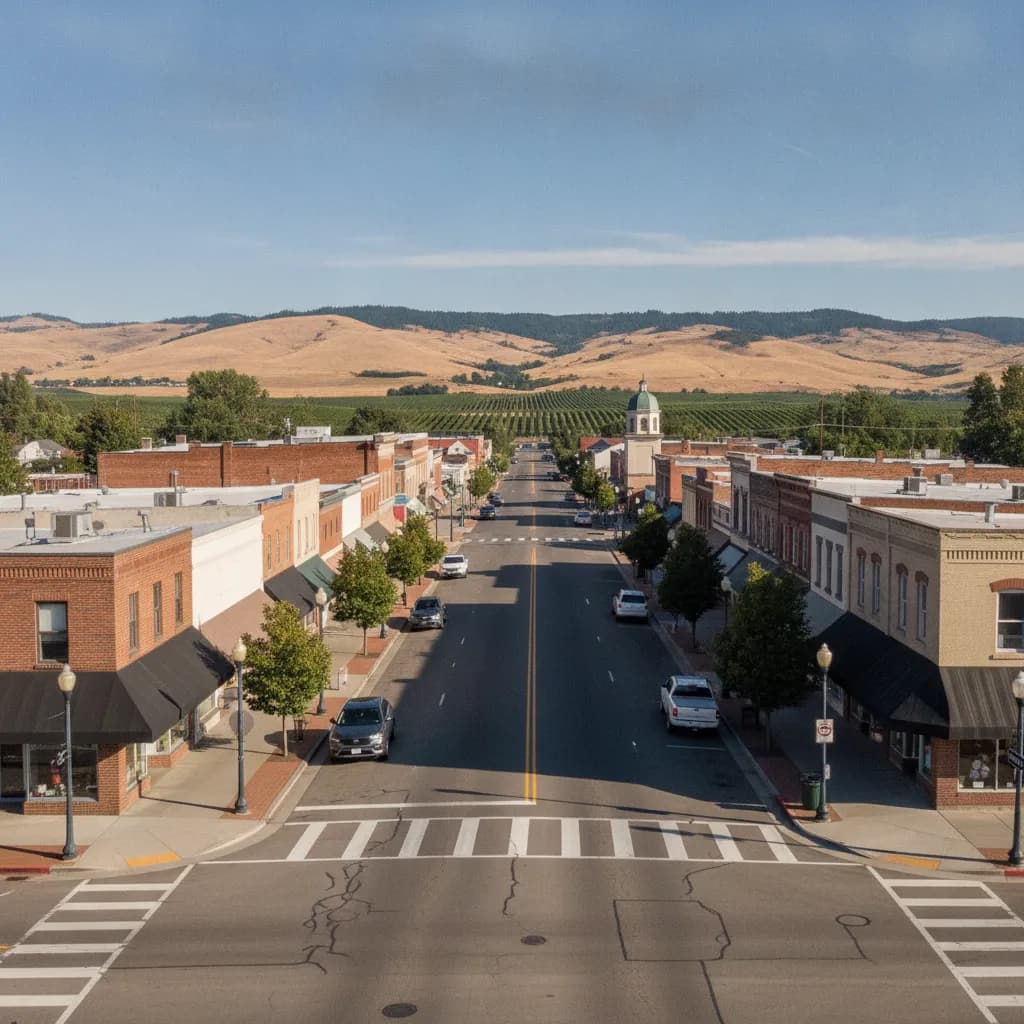 View of Selah, WA