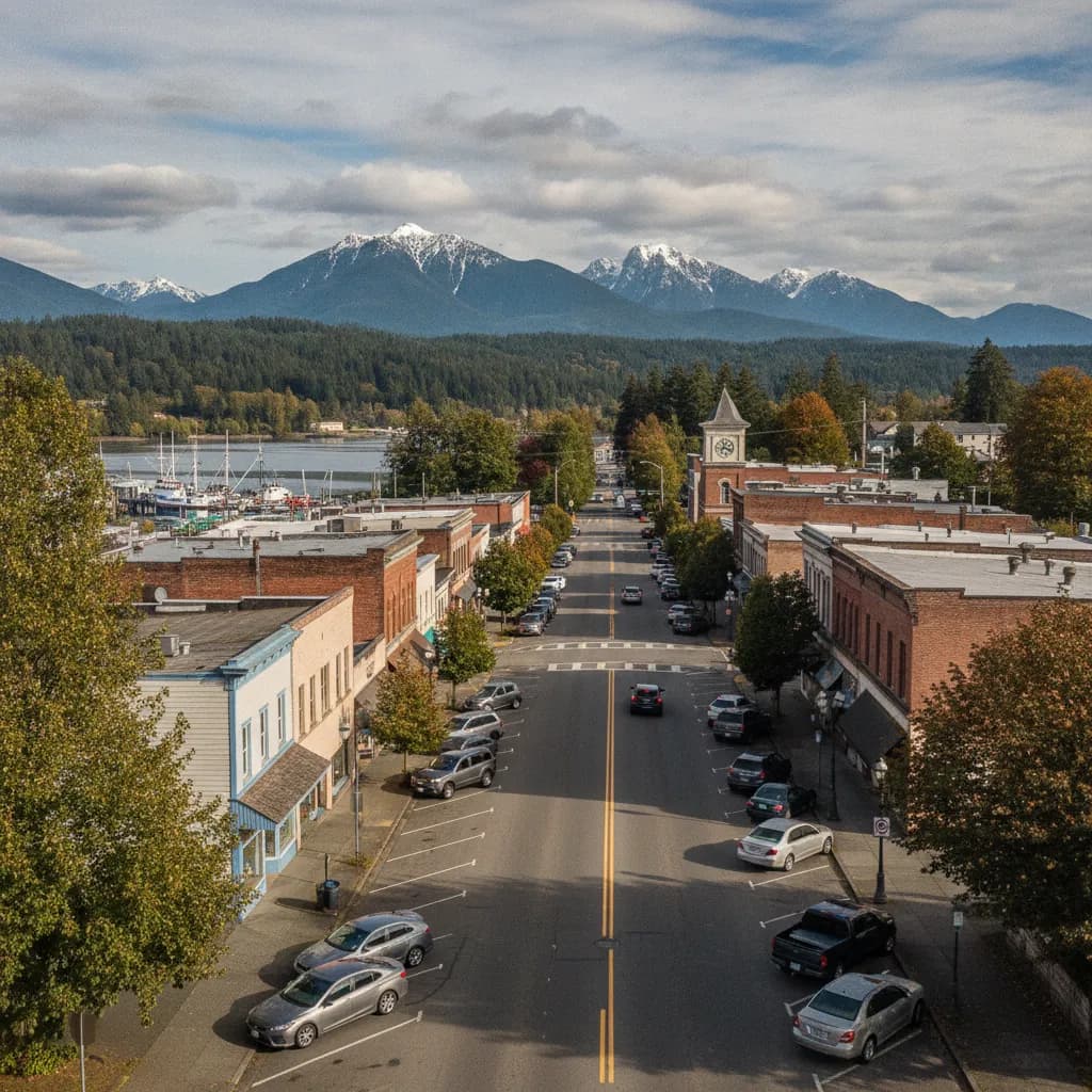 View of Shelton, WA