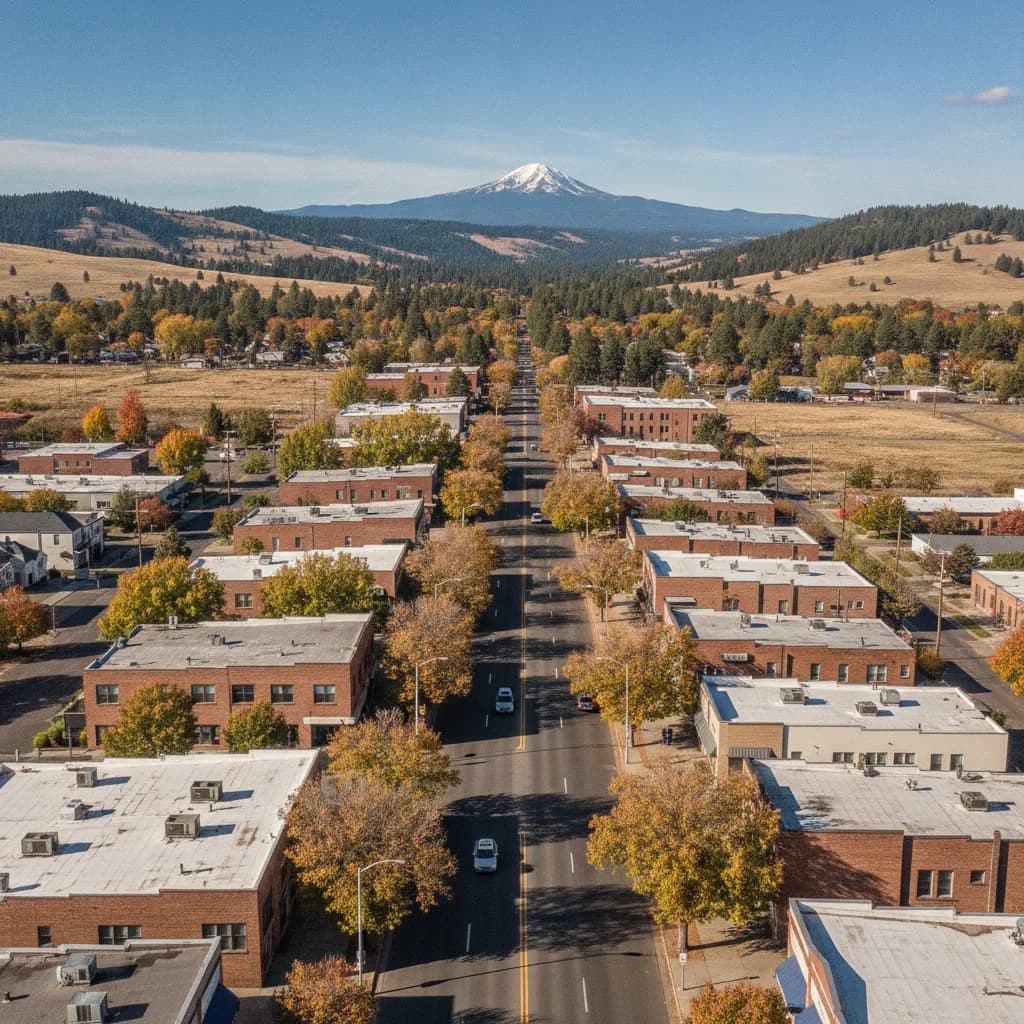 View of Spokane Valley, WA