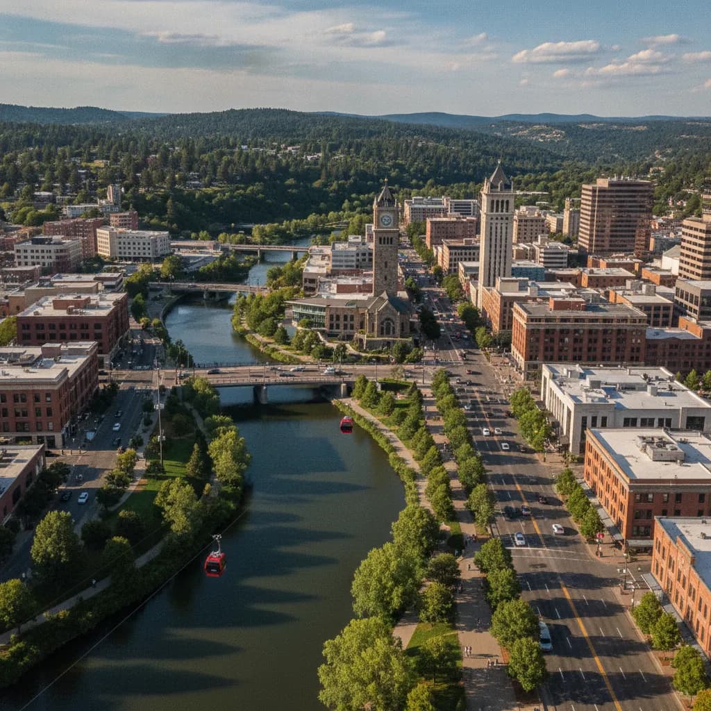 View of Spokane, WA