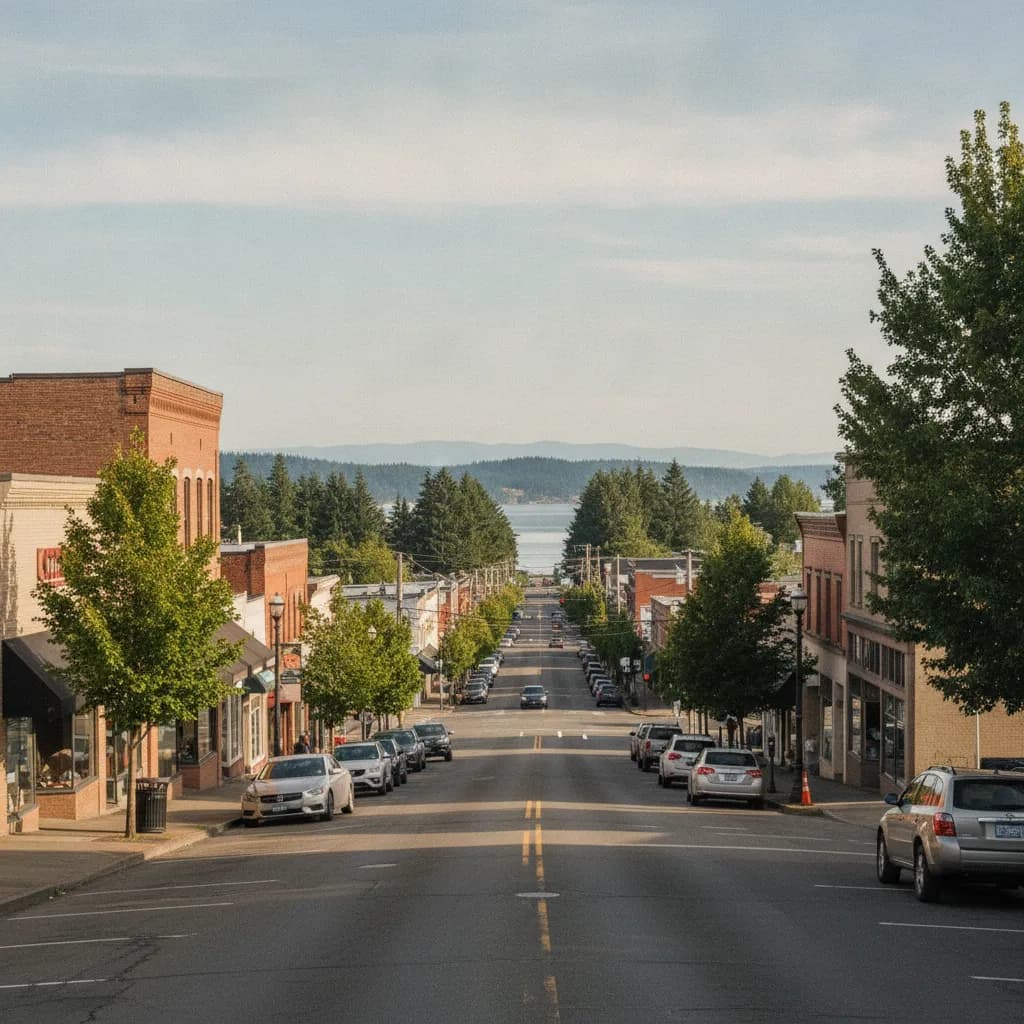 View of Stanwood, WA