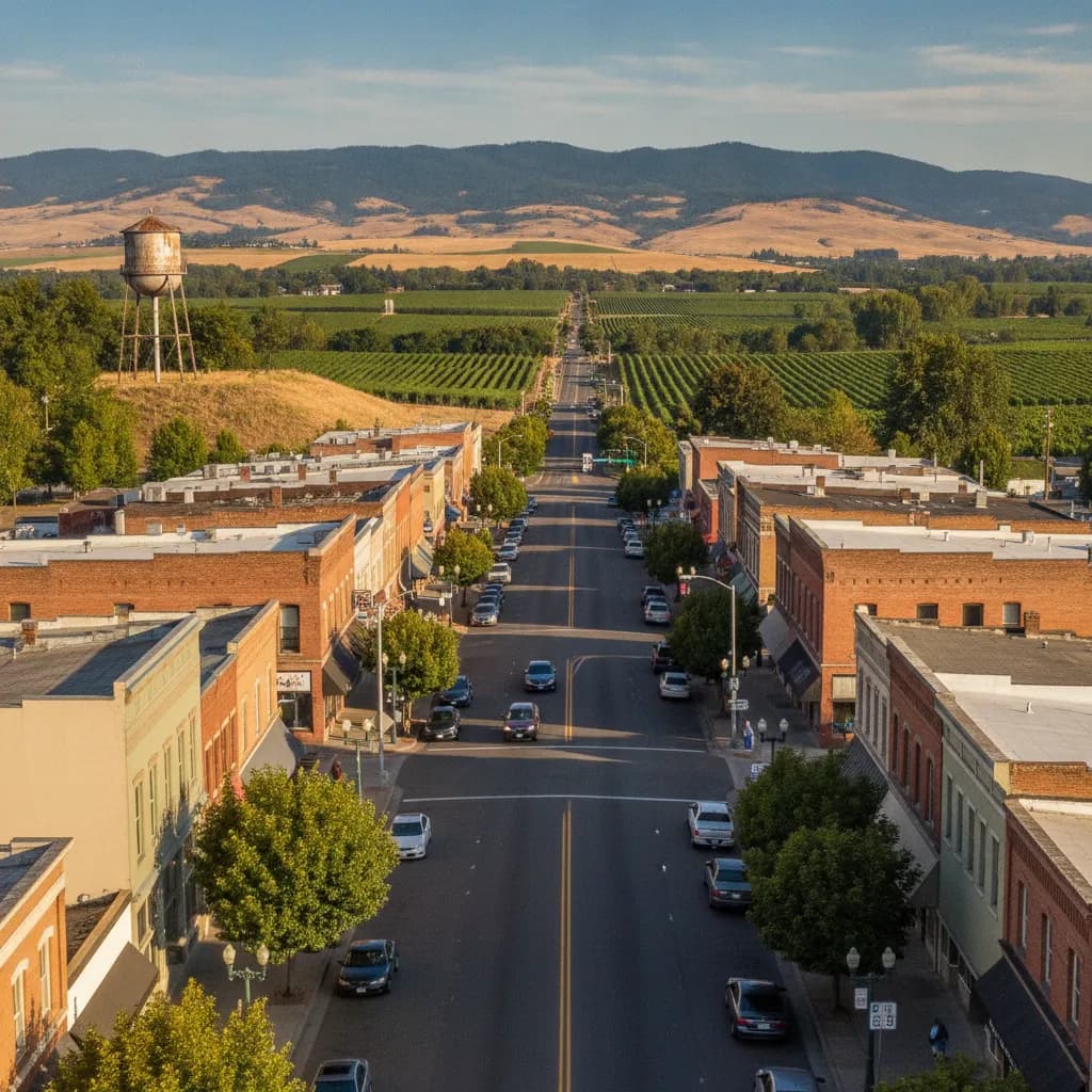 View of Sunnyside, WA