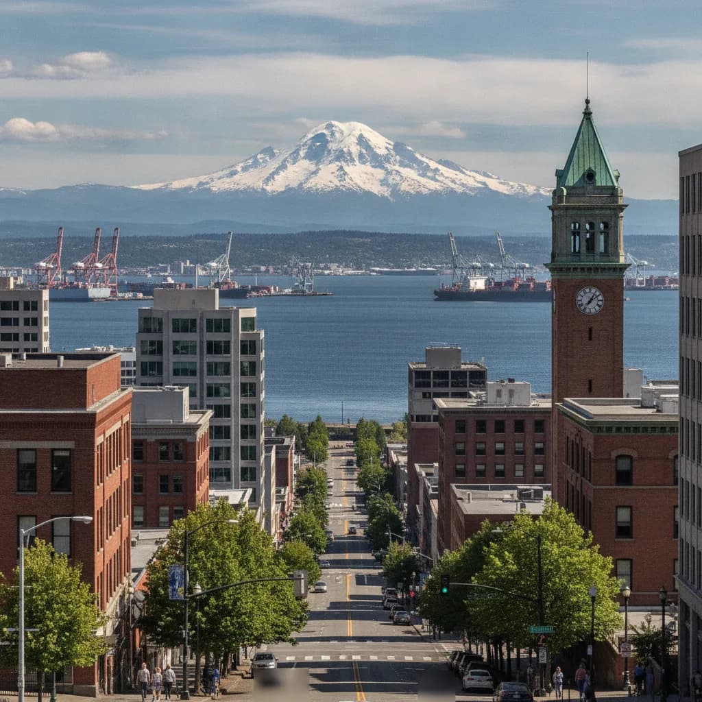 View of Tacoma, WA