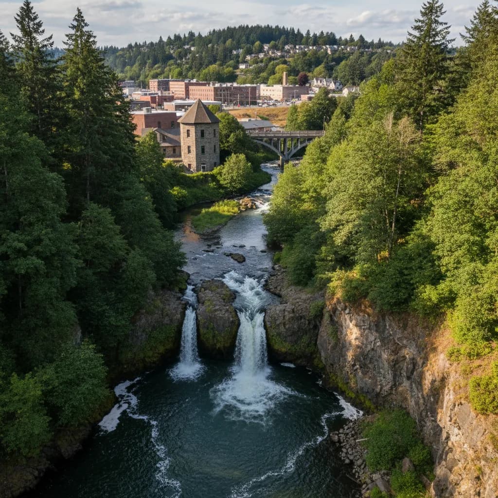 View of Tumwater, WA