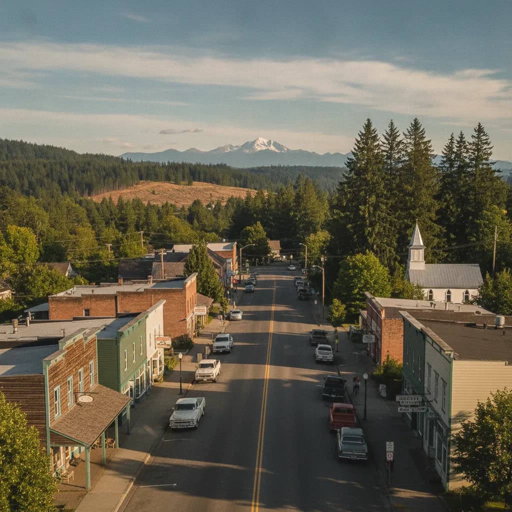 View of Venersborg, WA
