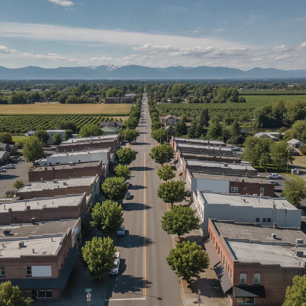 View of Wapato, WA