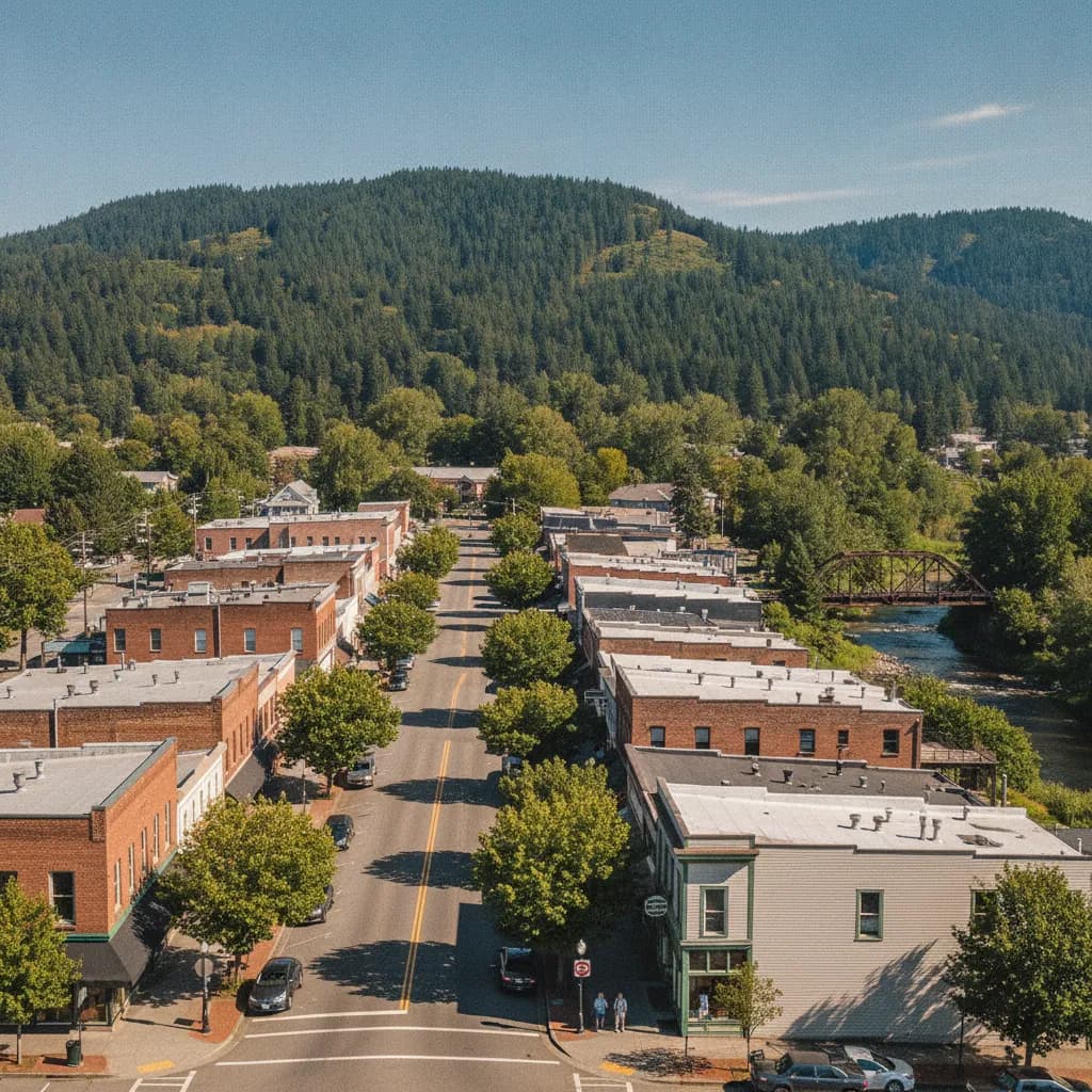 View of Washougal, WA