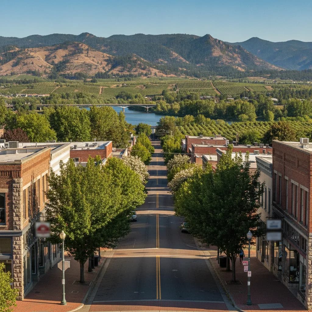 View of Wenatchee, WA