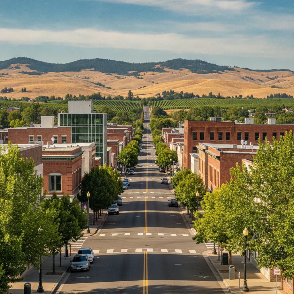 View of Yakima, WA