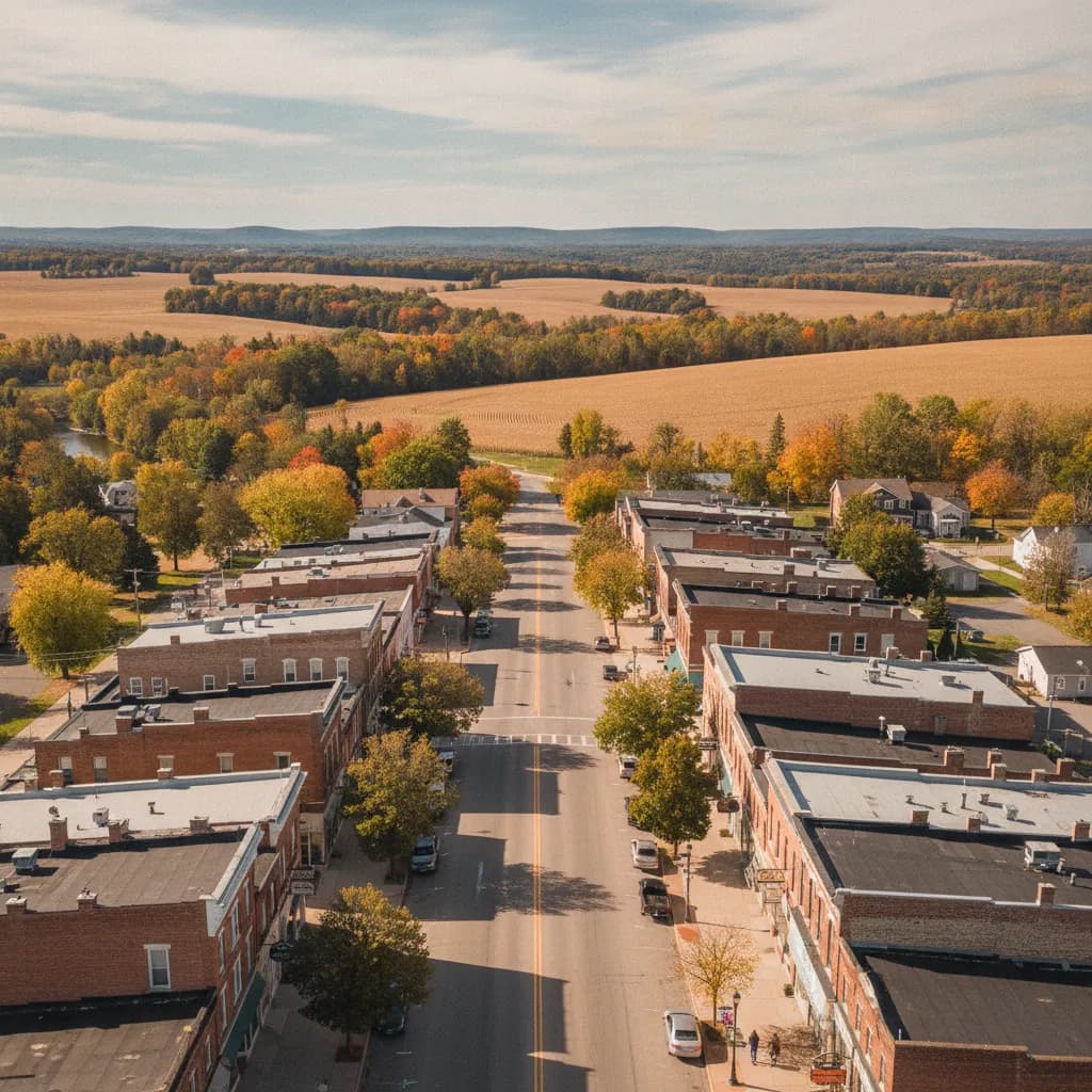 View of Arcadia, WI